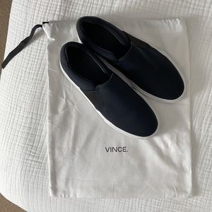 VINCE Warren Slip-On Sneaker in Black Neoprene - Size 11